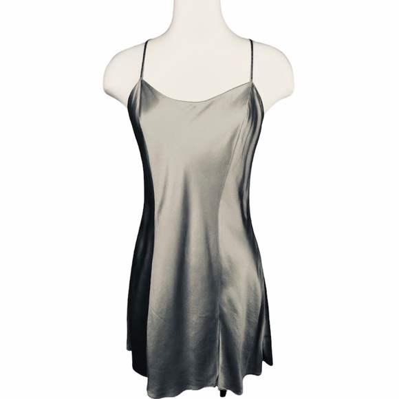 Rare Vintage VICTORIA’S SECRET Silk Y2K Slip Mini Dress S - Picture 5 of 9